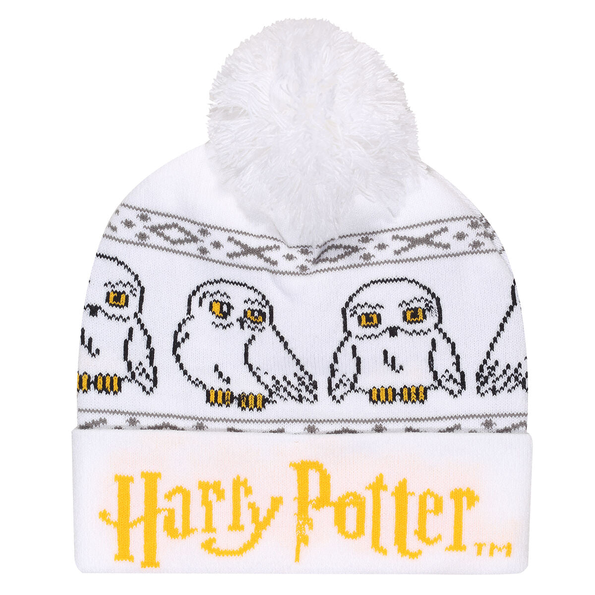Bonnet d’hiver Harry Potter – Hedwige, blanc neige