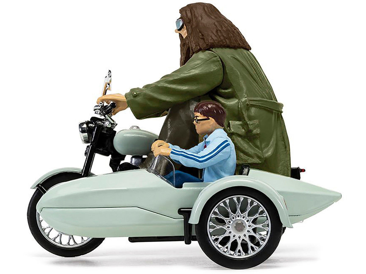 “Moto avec Sidecar Vert Clair – Harry & Hagrid (Harry Potter)”
