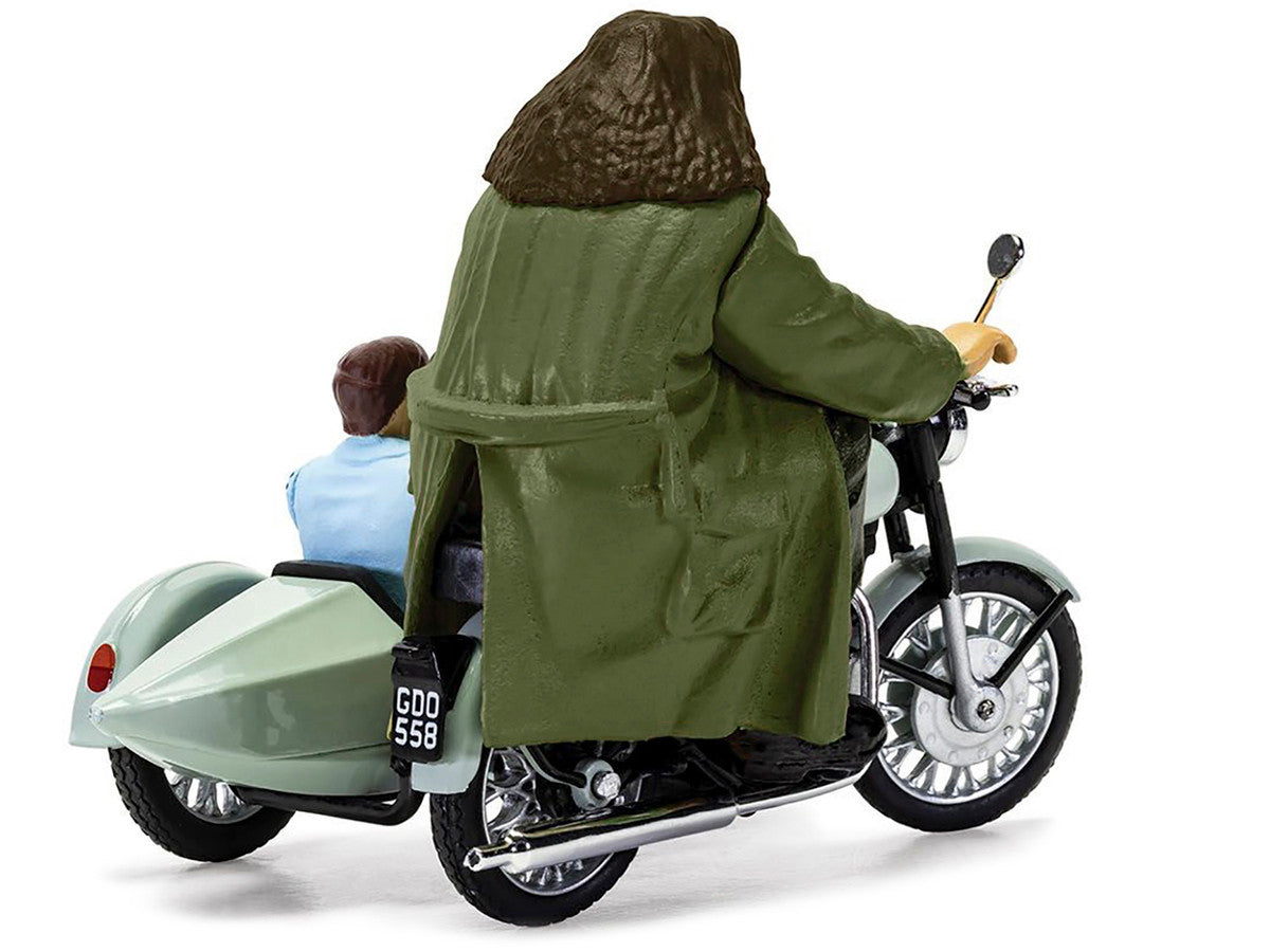 “Moto avec Sidecar Vert Clair – Harry & Hagrid (Harry Potter)”